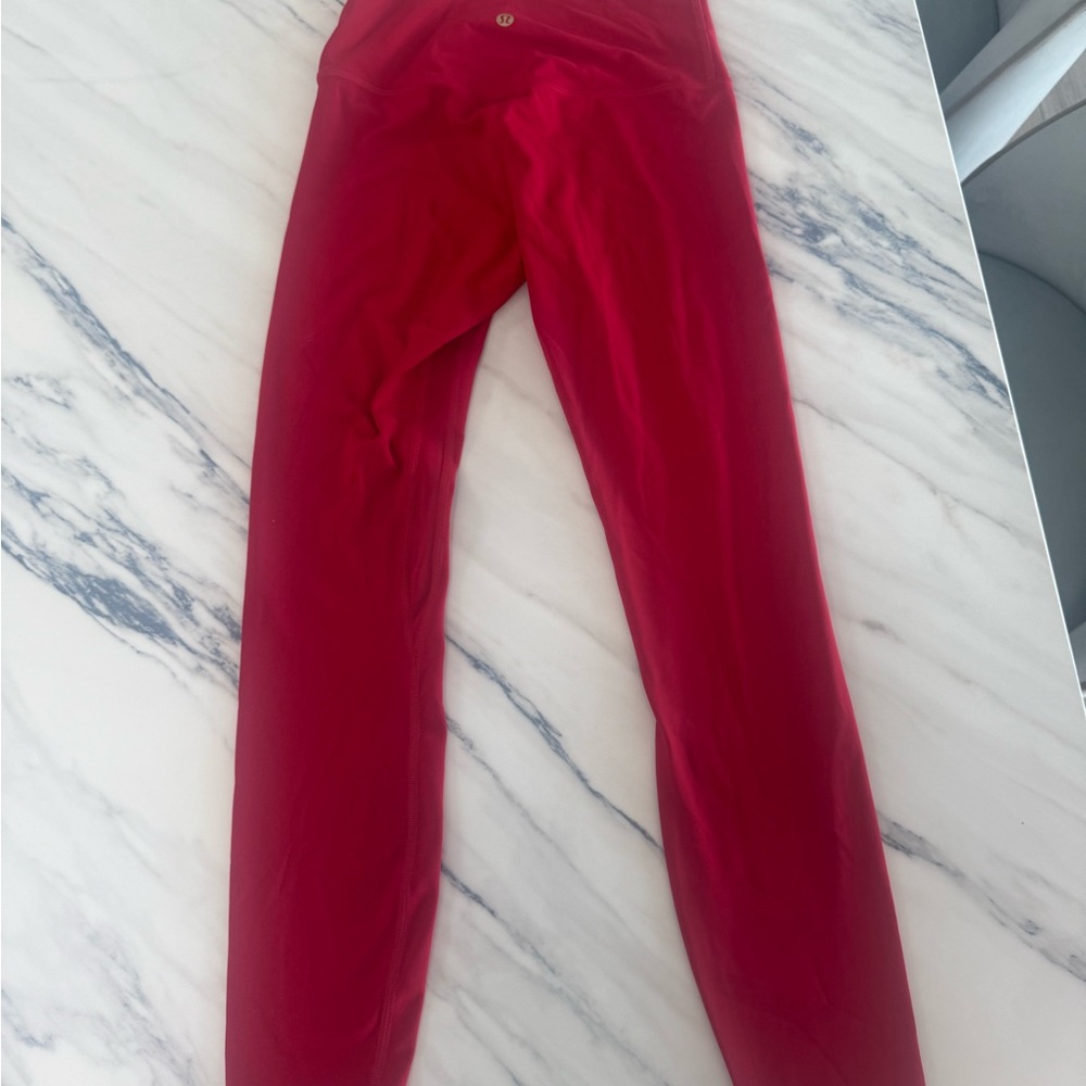 Lululemon Athletica Red Leggings
